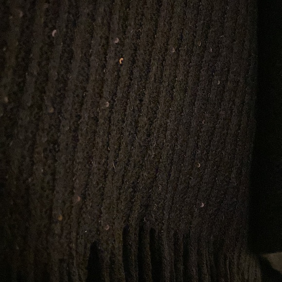 NWT MAXSPORT Black Sequin Shawl/Wrap - Picture 4 of 6